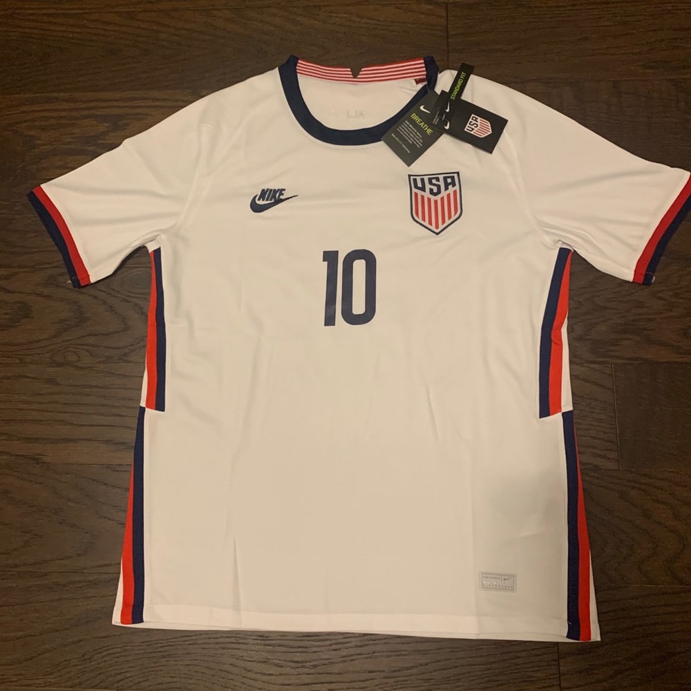 20-21 USA Mens Soccer Christian Pulisic Jersey